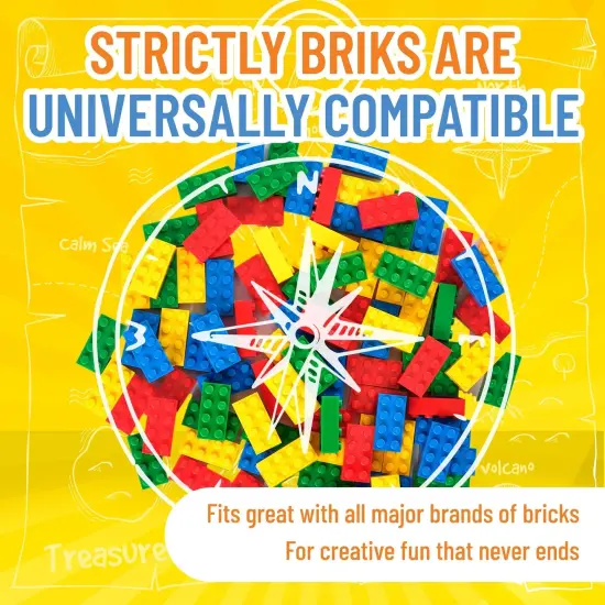 Strictly Briks Classic Bricks Starter Kit, Blue, Green, Red, and Yellow, 96 Pieces, 2x4 Studs, Building Creative Play Set for Ages 3-14, 100% Compatible with All Major Brick Brands Multicolor {4}