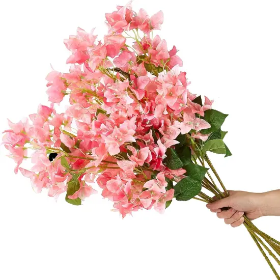 6pcs 30 Inch Silk Bougainvillea Artificial Flowers {1}