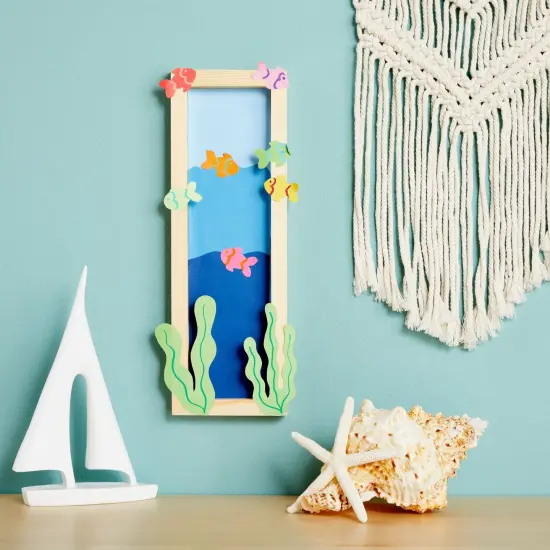 6 Pack Unfinished Wood Canvas Boards for Crafts, Wooden Panels for Painting (4 x 12 in) Brown {3}