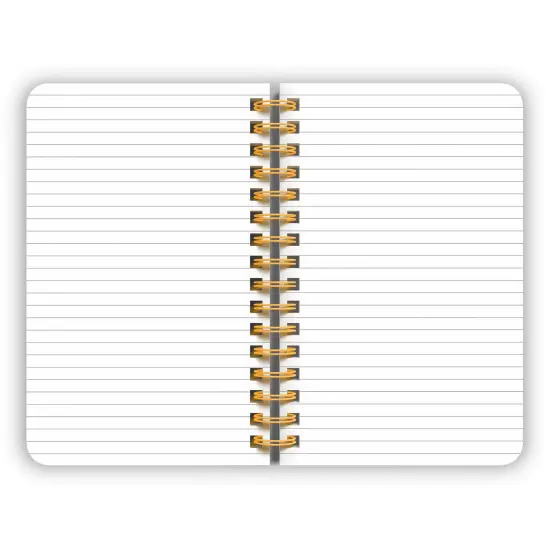 Crackled Blush | 5.25x8.25 Inch Compact Wire Journal | Non-Dated | Foil Stamped Cover {3}