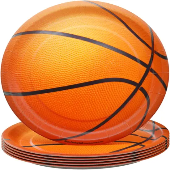 Basketball Party Supplies Packs (100 Pieces for 16 Guests) - Basketball Party Supplies, Sports Party Supplies, Basketball Party Decorations, Basketball Birthday, Party Decor for Adults, {4}