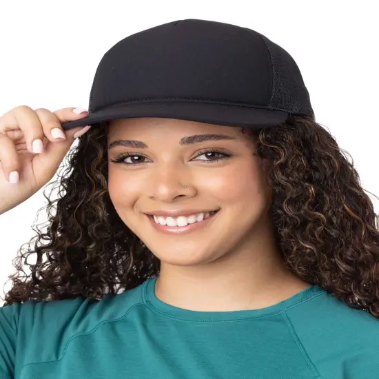 Big Accessories&reg; Bend Foam Trucker BLACK/ BLACK {1}