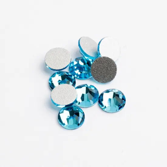 Crystal Lane DIY SS20 Glass Flatback Rhinestones, 1440pcs Aquamarine {1}