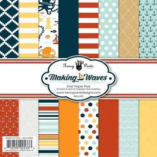Fancy Pants Making Waves 6x6 Paper Pad {1}