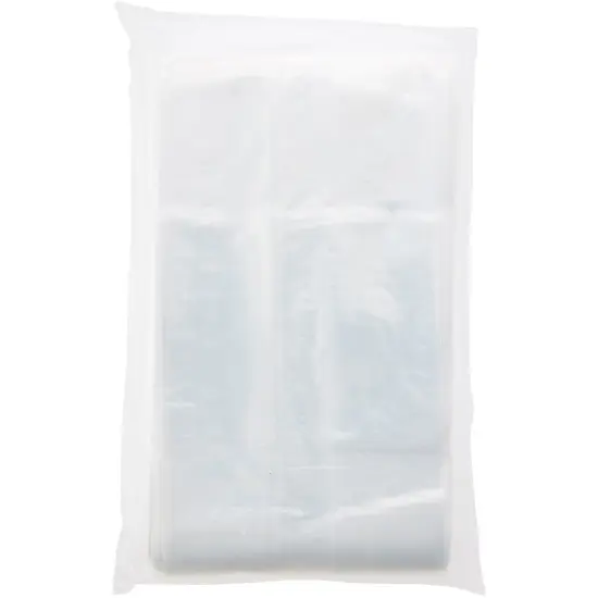 Plymor 5" x 4" x 18" (Pack of 100), 1 Mil Gusseted Plastic Bags {6}