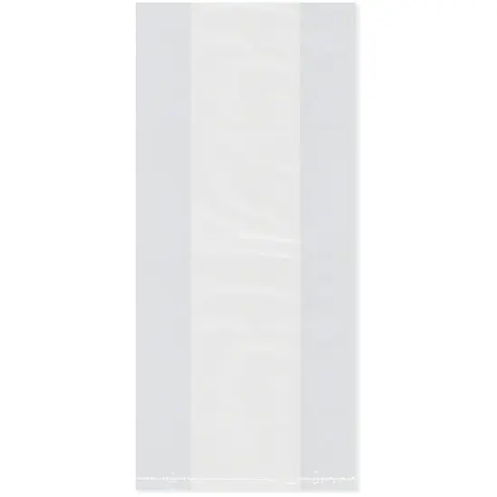 Plymor 6" x 3" x 12" (Pack of 100), 2 Mil Gusseted Plastic Bags {1}