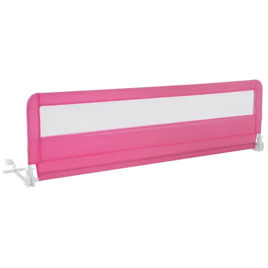 Babyjoy 71''Foldable Baby Bed Rail Guard Toddlers Swing Down Safety Bedrail {1}