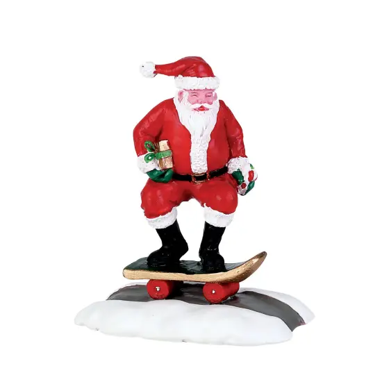 Lemax Skateboard Santa {2}