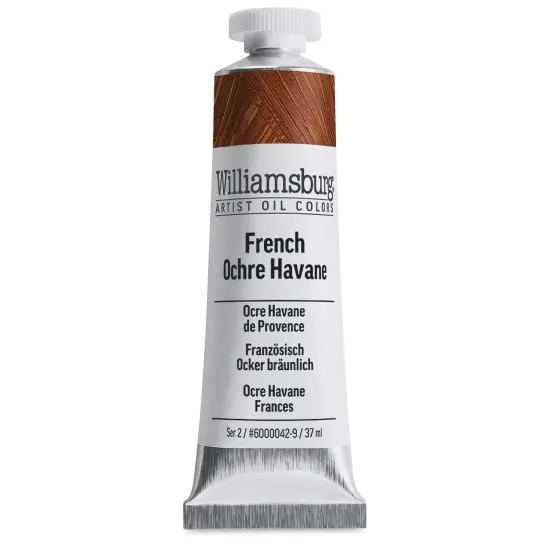 Williamsburg Handmade Oil Paint - French Ochre Havane, 37 ml tube {2}
