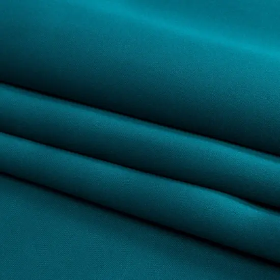 1 Yard Stretch Silk Charmeuse Deep Teal Smooth Solid Fabric 41 inch Width {4}