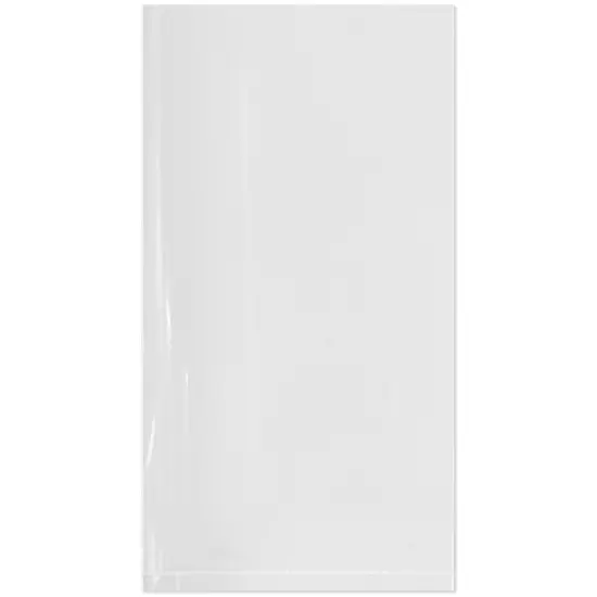 Plymor 8" x 15", 4 Mil Flat Open Clear Plastic Poly Bags {1}