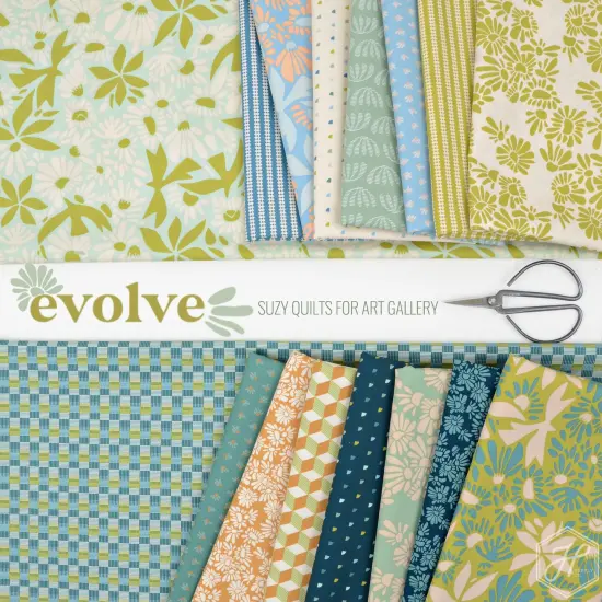 Diamond Stripe in Honeymoon (evo60403) | Evolve | Suzy Quilts | Art Gallery {2}