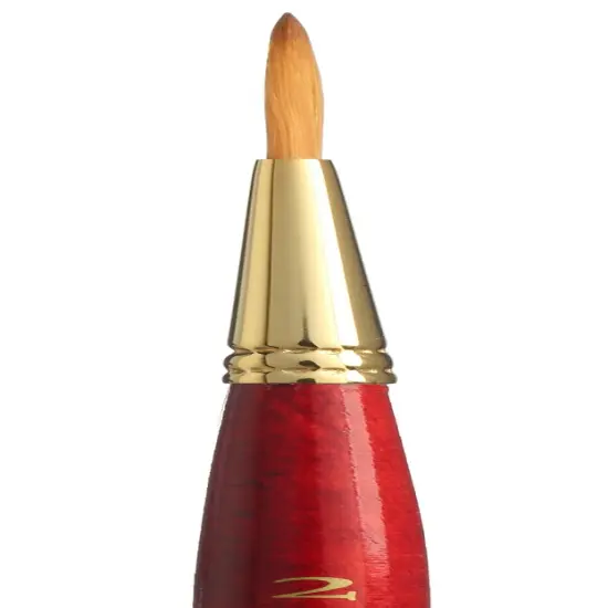 Princeton Series 4050 Heritage Synthetic Sable Brush-Short Handle Liner Size 2 {3}