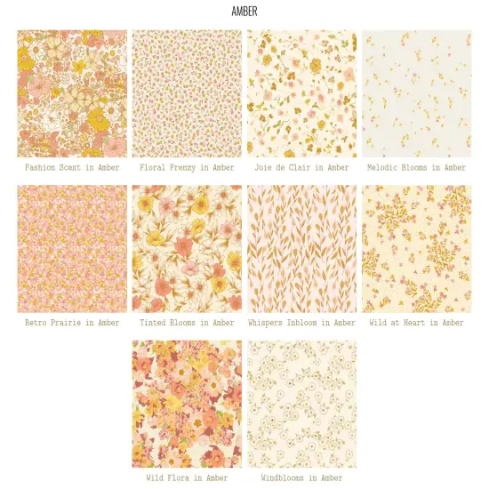 Bloomcore Fat Quarter Bundle in Amber byfor Art Gallery (FQWBLC1) {3}