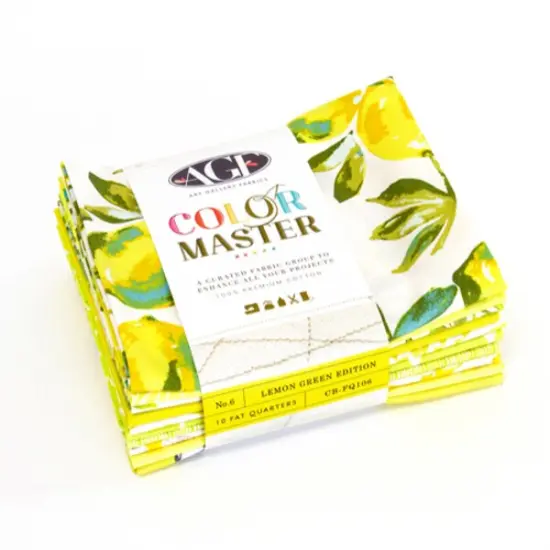 Lemon Green Color Master Half Yard Bundle by AGF Studio for Art Gallery (CB-HY106) {1}