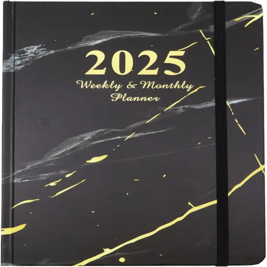 2025 Planner - Planner/Calendar 2025, Jan.2025 - Dec.2025, 2025 Planner Weekly and Monthly with Tabs, 6.1" x 8.5", Hardcover with Storage Pocket + Thick Paper {1}