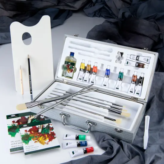 RZEN-OIL3301 | Essentials&trade; 27pc Oil Paint Zen Brush Travel Art Set {2}