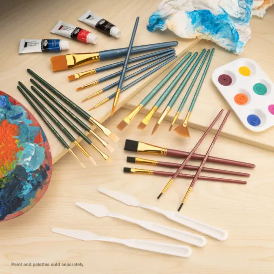 RSET-9258 | All Media 25pc Combo Variety Artist Brush Set {4}