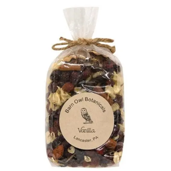 Vanilla Potpourri 1/2 lb with Cinnamon Sticks and Red Berries Botanicals {1}
