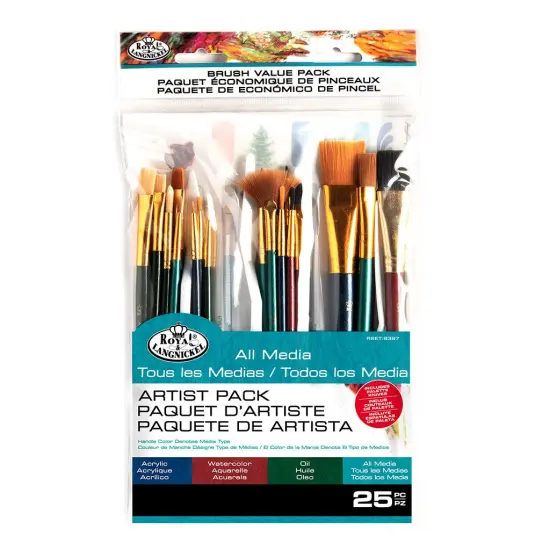 RSET-9387 | 25pc All Media Combo Variety Brush Set {1}