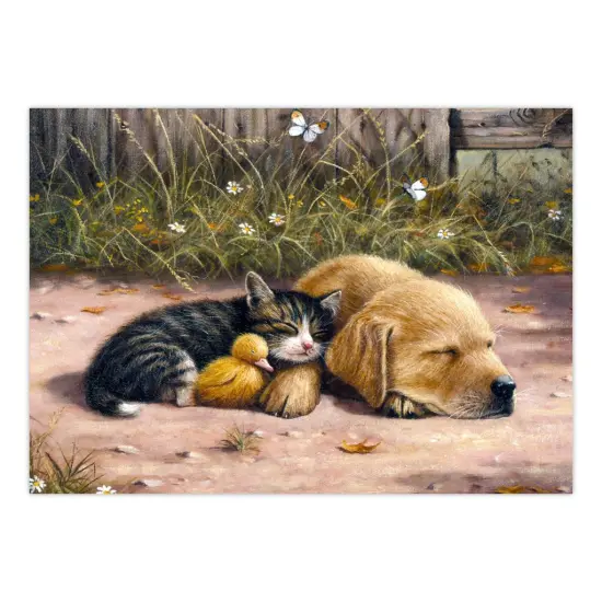 PJL28 | Painting by numbers™ 13pc 11.25" x 15.375" Sleepy Day Painting Project {2}