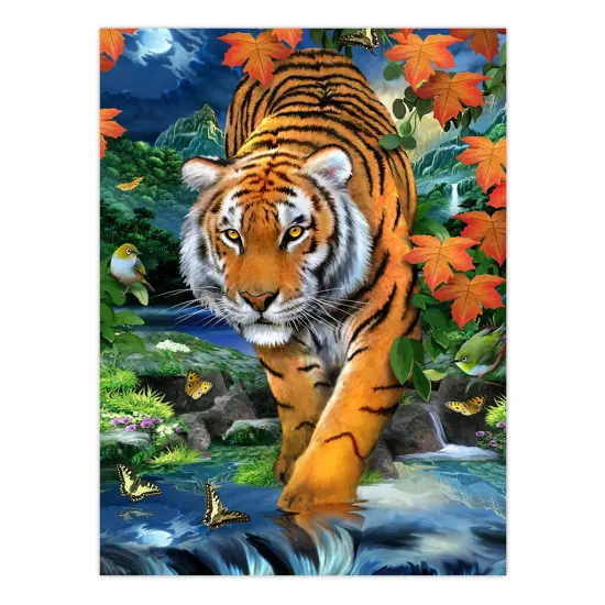 AVS-PBN209 | Painting by numbers&trade; 30pc 8" x 10" Jungle 4 Project Box Set {3}