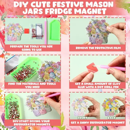 60 Pcs Mother's Day Crafts Set {4}