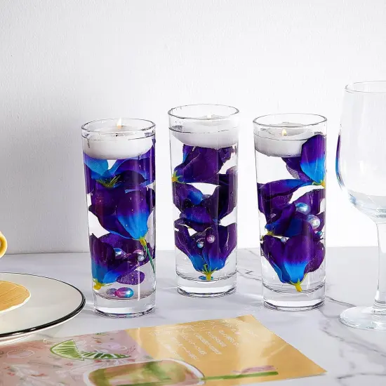 16 Pieces 27 Inches Artificial Purple Blue Orchid Faux Flowers Purple Orchids Silk Flowers for Wedding Dinning Home Restaurant Decoration Bridal Bouquet Corsage Boutonniere Wreath Decor {4}