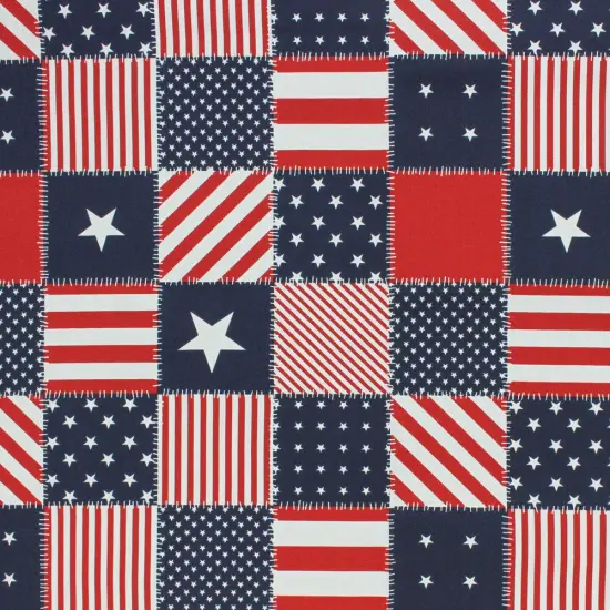 Richloom Solarium AMERICANA PATCH - Outdoor/Indoor Fabric {1}