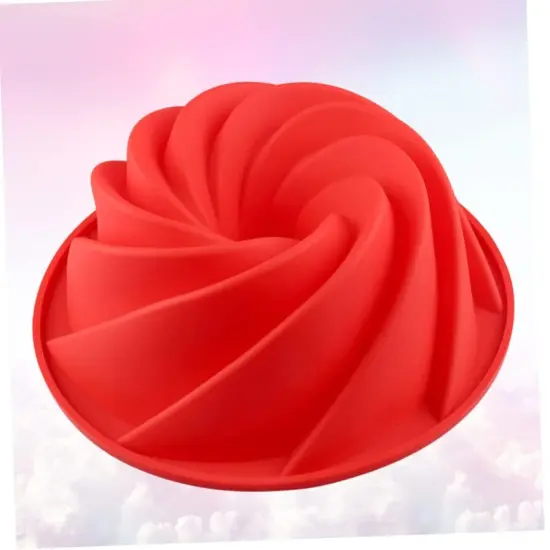 9.5 Inch bunte Cake Pan, Silicone Fluted Para Gelatinas Cake Mold, {5}