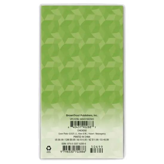 Chickens | 2026-2027 3.5 x 6.5 Inch Two Year Monthly Pocket Planner Calendar {2}