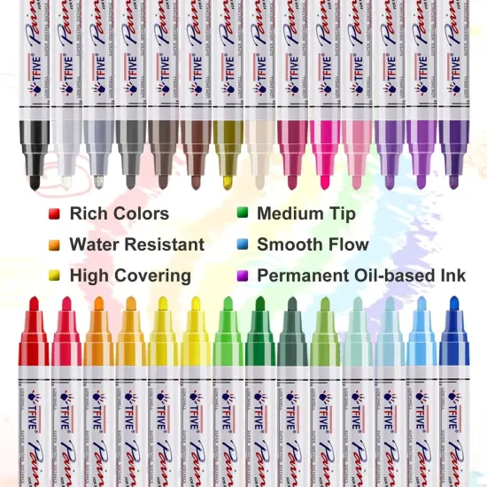 Paint Markers Pens Set, 28 Color {3}