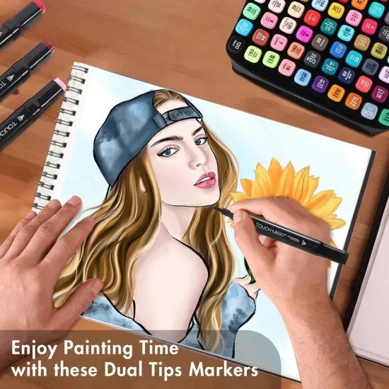 120 Colors Art Markers Pens {3}