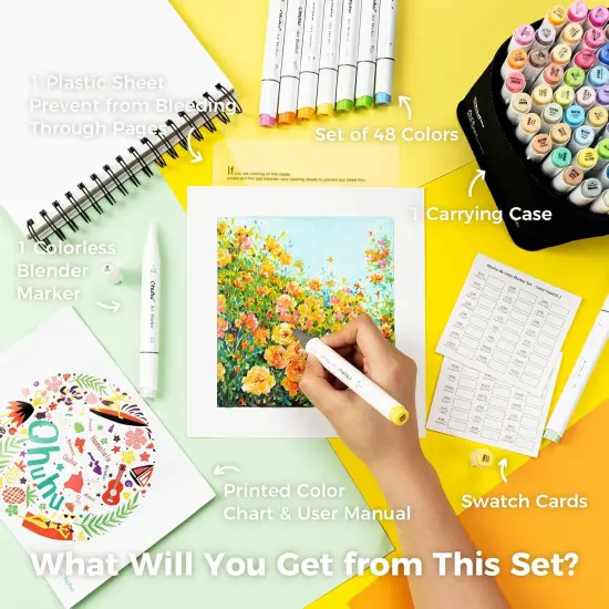 48 Color Alcohol Based Art Markers {4}