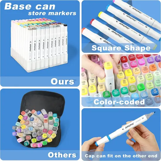 48 Alcohol Markers Set {4}