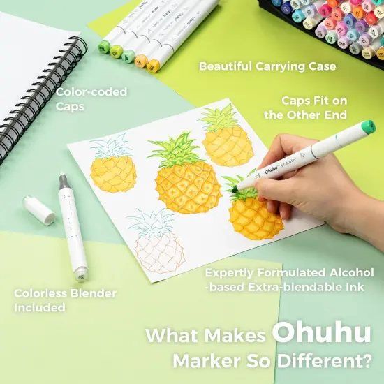 168-color - Alcohol Markers Brush Tip {4}