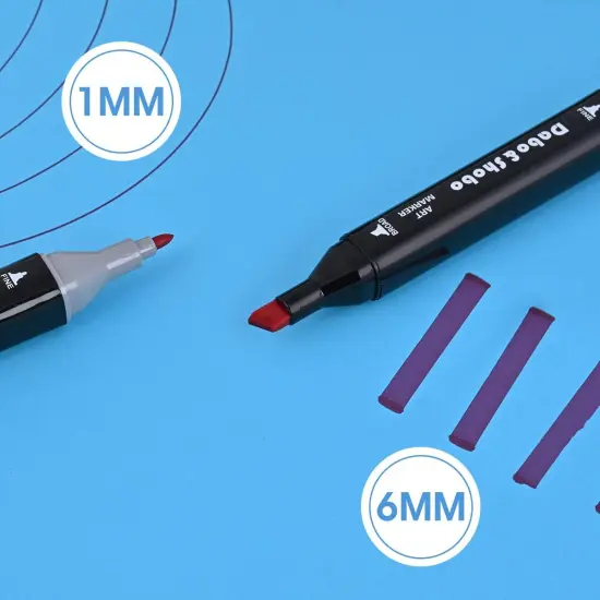 120 Color Alcohol Marker Pens {3}