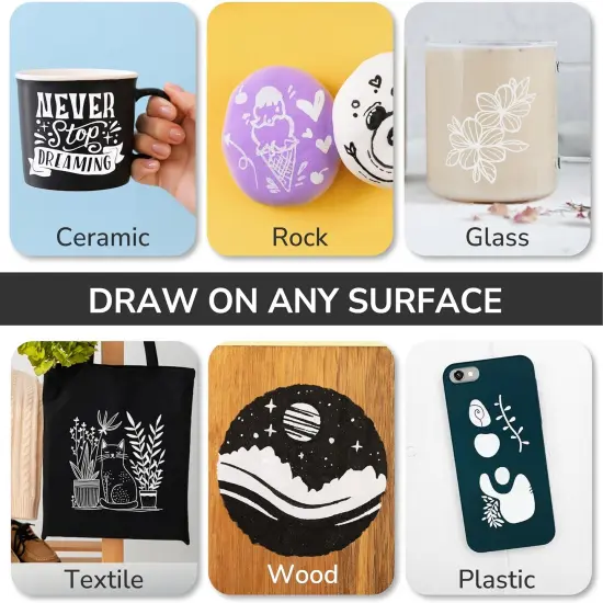 5 White Paint Pen {3}