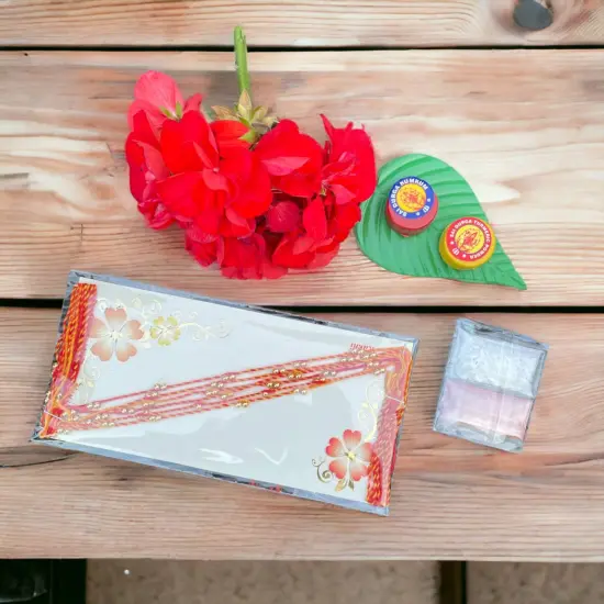 India Rakhi for Brother Traditional Ghungroo Rakhi Designer Fancy Bracelet Rakhi for Bhaiya Brother Bhai Bhabhi Handmade Rakhi Gifts Roli Chawal {3}