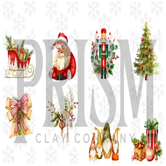 HOLIDAY GIFT TAG BUNDLE OF 5 | CHRISTMAS | CLAY CUTTERS {4}