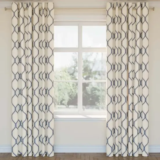 Upholstery Fabric - Blue Abstract & Geometric Upholstery Fabric 54 Inches" {2}