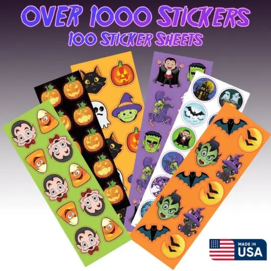 1000+ Assorted Halloween Stickers {2}