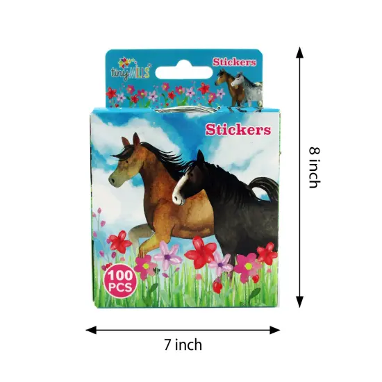 Horse Stickers 100 Stickers/Dispenser, Pack of 12 Dispensers for Horse Birthday Party {3}