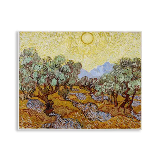 Stupell Industries Classic Van Gogh Olive Trees Wall Plaque Art Design by one1000paintings {1}