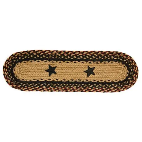 Blackberry Star Oval Stair Tread, 8x28 {1}