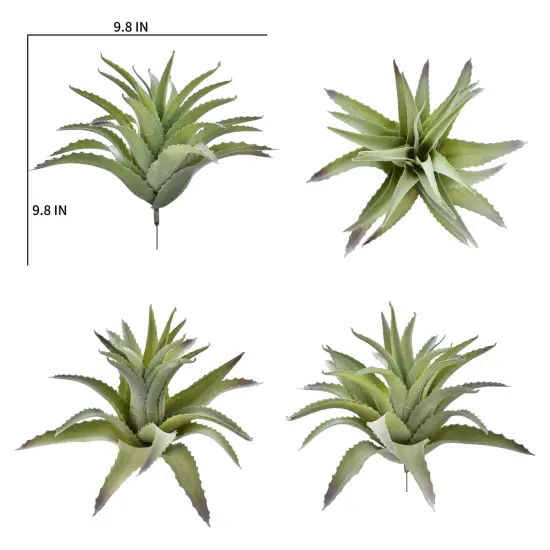 Artificial Succulent Large Green Aloe Elgonica Succulent Pick by Succulent Superstore, 1 pcs {2}