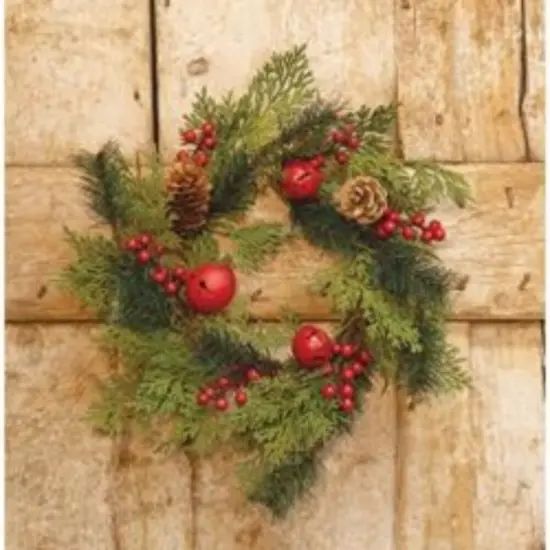 Jingle Pine Candle Ring 6.5" {2}