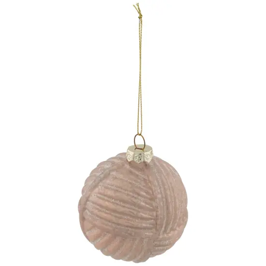 Northlight 3" Pink Woven Mercury Glass Ball Christmas Ornament {5}