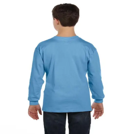 Gildan&reg; Youth Heavy Cotton Long-Sleeve T-Shirt CAROLINA BLUE {7}