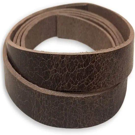 8-10 oz (3-4mm) Buffalo Leather Straps, Strips & Belt Blanks {5}
